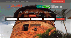 Desktop Screenshot of grlopesimoveis.com.br